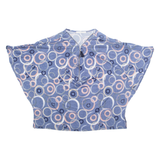 ARMAND THIERY Womens Printed Top Blue Spotted M