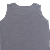 FRANELI FASHION Womens Top Grey Sleeveless L