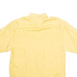 SILK SPECIALIST Womens Shirt Yellow Collared Silk M