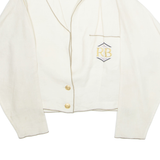 ROCCOBAROCCO Womens Blouse Cream Long Sleeve M