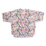 Womens Oversized Shirt Pink Collared Floral XL