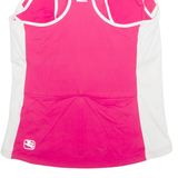 GIORDANA Womens Sports Vest Pink Sleeveless M