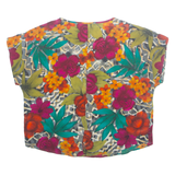 BENTLEY Womens Printed Top Green Sleeveless Floral L