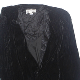 KARIN STEVENS Womens Blouse Black Long Sleeve S