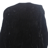 KARIN STEVENS Womens Blouse Black Long Sleeve S