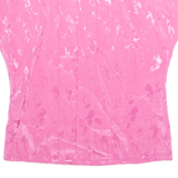 TESS Womens Printed Top Pink Sleeveless Floral M