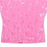 TESS Womens Printed Top Pink Sleeveless Floral M