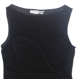 NECESSARY OBJECTS Womens Cropped Top Black Sleeveless M