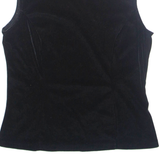 NECESSARY OBJECTS Womens Cropped Top Black Sleeveless M