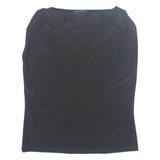 DAPHNE Womens Top Black Sleeveless M