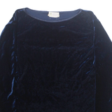 CALIFORNIA DYNASTY Womens Blouse Blue Long Sleeve L