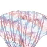 Womens Printed Top Blue Floral M