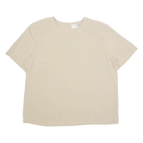 KIM ROGERS Womens Top Beige XL
