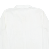Womens Shirt White Collared Long Sleeve M