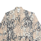 GOLDEN GATE Womens Printed Blouse Beige Floral L