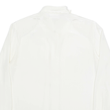 CIFU Womens Blouse Cream Collared Long Sleeve M