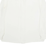 CIFU Womens Blouse Cream Collared Long Sleeve M