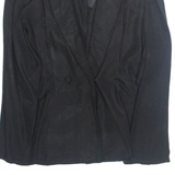 KRISS Womens Shirt Black Long Sleeve Viscose M