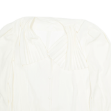 Womens Bardot Shirt Cream Long Sleeve M