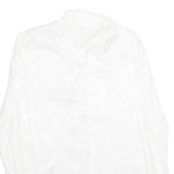 ALIELLE Womens Blouse White Long Sleeve Viscose L