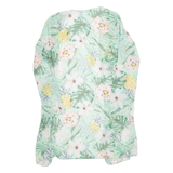Top Womens Kimono Blouse Green Long Sleeve Floral M