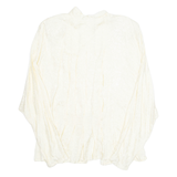 WOMAN H&M Womens Blouse Beige Long Sleeve Viscose Floral L
