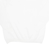 Womens Blouse White Collared Long Sleeve M