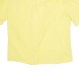 VANITY Womens Shirt Yellow Collared M