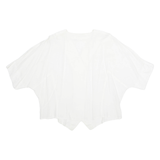 GUSHI Womens Top White V-Neck L