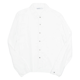 ZARA BASIC Womens Shirt White Collared Long Sleeve M