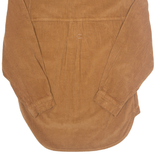 BERSHKA Womens Blouse Brown Collared Long Sleeve L