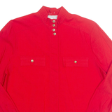 JULIETTA Womens Blouse Red Long Sleeve M