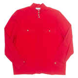 JULIETTA Womens Blouse Red Long Sleeve M