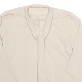 Womens Blouse Beige Long Sleeve M