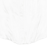 ZARA Womens Corset Shirt White Sleeveless Viscose M