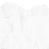 ZARA Womens Corset Shirt White Sleeveless Viscose M