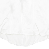 ZARA Womens Corset Shirt White Sleeveless Viscose M