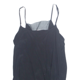 CUSTOM MADE Womens Camisole Top Black Sleeveless M