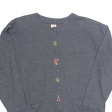 HOUSE Womens Blouse Grey Long Sleeve XL