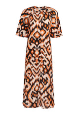 Dress Briska Black-Brown