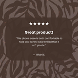 Chocolate Brown Rustic Leaves Samsung Galaxy S23+(Plus) Case