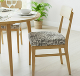 Anyseat White with Black Sketch Lines Print Chair Cover – Stretch Washable Removable Seat Cover for Dining & Kitchen