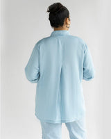 Ready for the World Shirt in Blue Denim