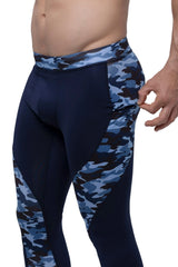 Reverse Blue Camo Meggings