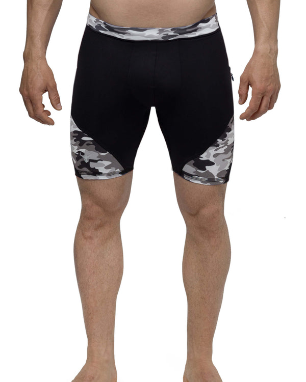 Reverse Gray Camo Shorts