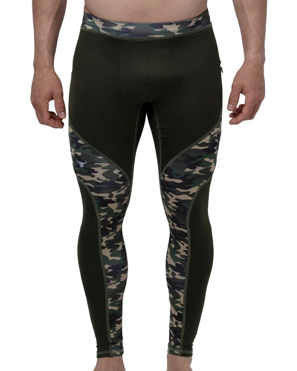 Reverse Green Camo Meggings