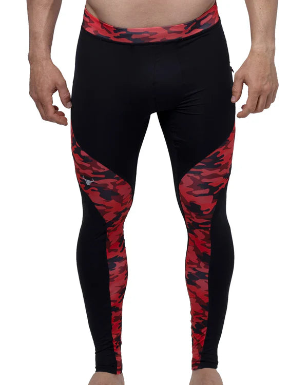 Reverse Red Camo Meggings