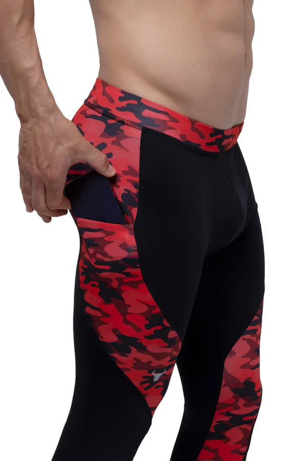 Reverse Red Camo Meggings