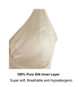 Rosie - Silk & Organic Cotton Lace Full Cup Wireless Bra