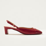 Lindy Bliss Red Leather Pumps